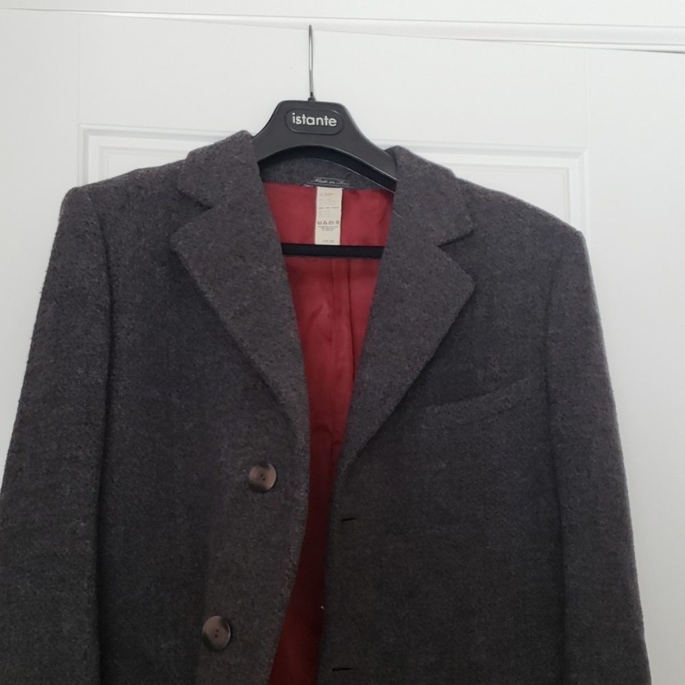 Istante by Versace Wool Coat